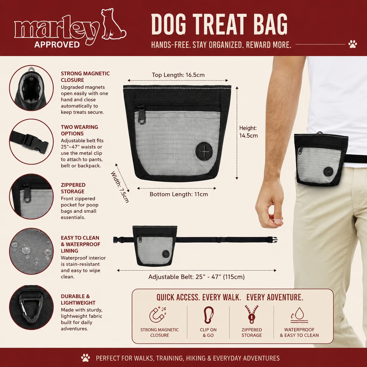 Treat Pouch with Training Clicker